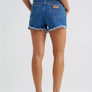 Wrangler Women's Reworked Blue Denim Shorts